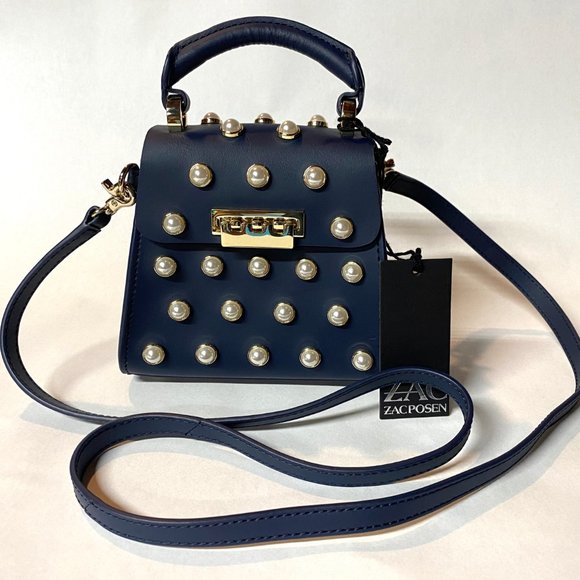 Zac Posen Eartha Iconic Lady Faux-Pearl Top Handle Mini | ZP2013-401 - Picture 2 of 8